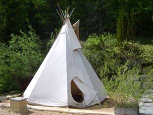 tipi sur la grande t3errasse